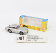 Corgi Toys 270 James Bond DB5 Virtually Mint/Nice box