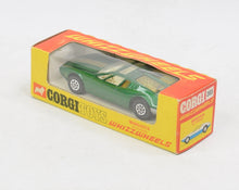 Corgi toys 203 Mangusta de Tomaso Virtually Mint/Nice box (Intact aerial)