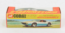 Corgi toys 203 Mangusta de Tomaso Virtually Mint/Nice box (Intact aerial)