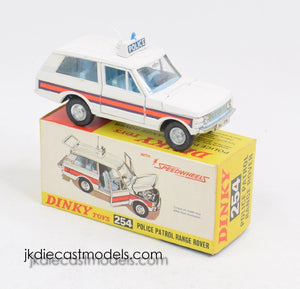 Dinky toys 254 Police Range Rover Virtually Mint/Nice box 'BGS Collection'