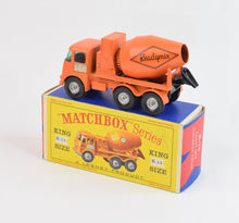 Matchbox King Size K-13 Ready-mix Concrete mixer Virtually Mint/Nice box
