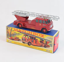 Matchbox King Size K-15 Merryweather Fire Engine Virtually Mint/Nice box