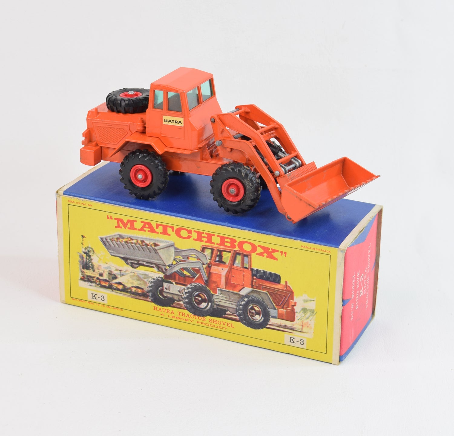 Matchbox King Size K-3 Hatra Shovel Virtually Mint/Nice box