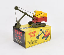 Budgie Excavator with rubber tracks Virtually Mint/Boxed