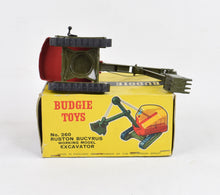 Budgie Excavator with rubber tracks Virtually Mint/Boxed