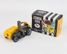 Zebra Toys AA Motor cycle patrol Virtually Mint/Boxed "Carlton Collection"