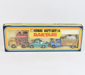 Corgi toys Gift set 14 Daktari Virtually Mint/Boxed