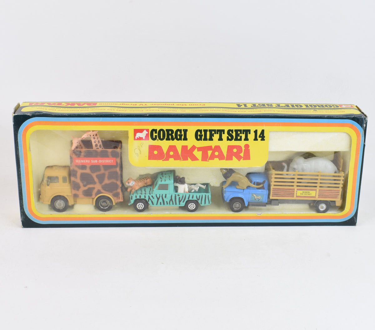 Corgi toys Gift set 14 Daktari Virtually Mint/Boxed