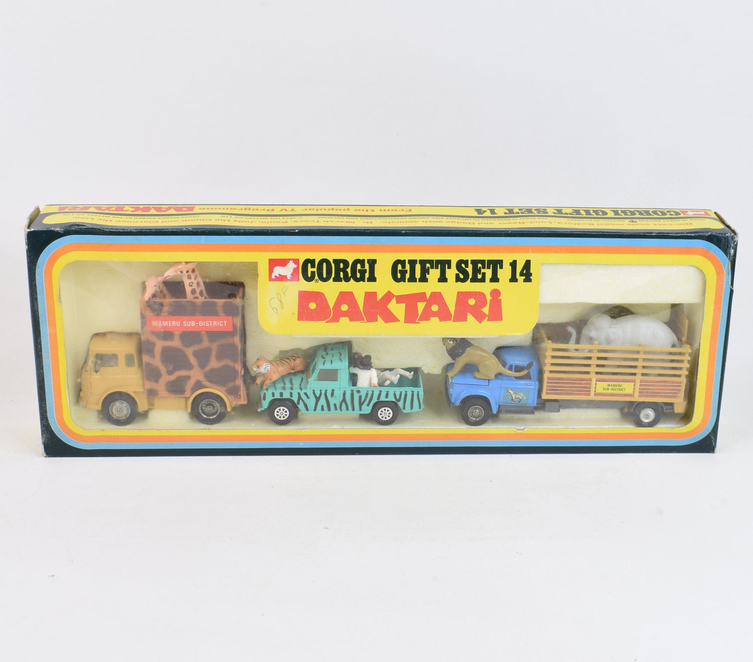 Corgi toys Gift set 14 Daktari Virtually Mint/Boxed