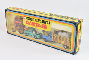 Corgi toys Gift set 14 Daktari Virtually Mint/Boxed