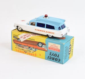 Corgi toys 437 Superior Ambulance Virtually Mint/Nice box