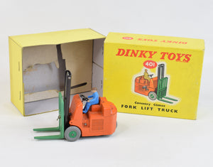 Dinky toys 401 Coventry Climax Forklift Virtually Mint/Boxed "The J. W Collection"