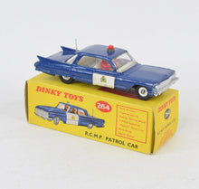 Dinky toys 264 R.C.M.P Patrol Cadillac Virtually Mint/Nice box