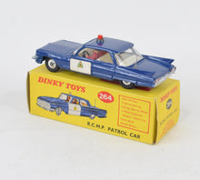 Dinky toys 264 R.C.M.P Patrol Cadillac Virtually Mint/Nice box