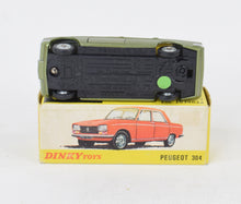 French Dinky Toys 1428 Peugeot 304 Virtually Mint/Nice box