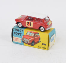 Corgi toys 333 Mini Cooper S 'Sun R.A.C Rally' Virtually Mint/Boxed