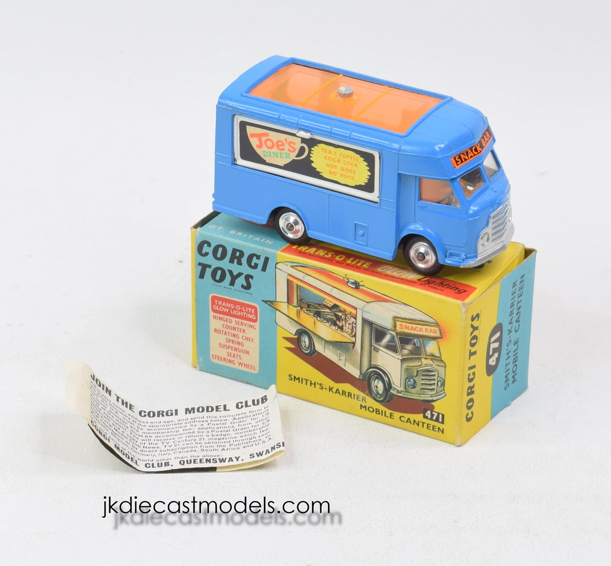 Corgi toys 471 Smith's-Karrier Mobile Canteen Virtually Mint/Boxed ‘Swansea Collection'