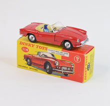 Dinky toy 114 Triumph Spitfire Virtually Mint/Nice box