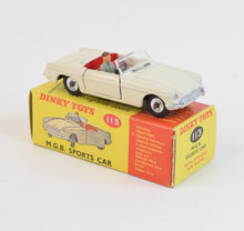 Dinky Toys 113 M.G.B Sports car Virtually  Mint/Lovely box