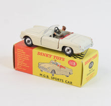Dinky Toys 113 M.G.B Sports car Virtually  Mint/Lovely box