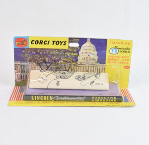 Corgi toys 262 Lincoln Continental box and slip