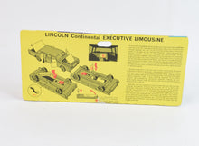 Corgi toys 262 Lincoln Continental box and slip