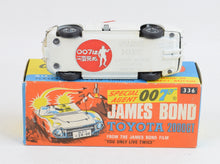Corgi toys 336 James Bond Toyota Virtually Mint/Nice box (Light cream)
