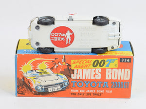 Corgi toys 336 James Bond Toyota Virtually Mint/Nice box (Light cream)