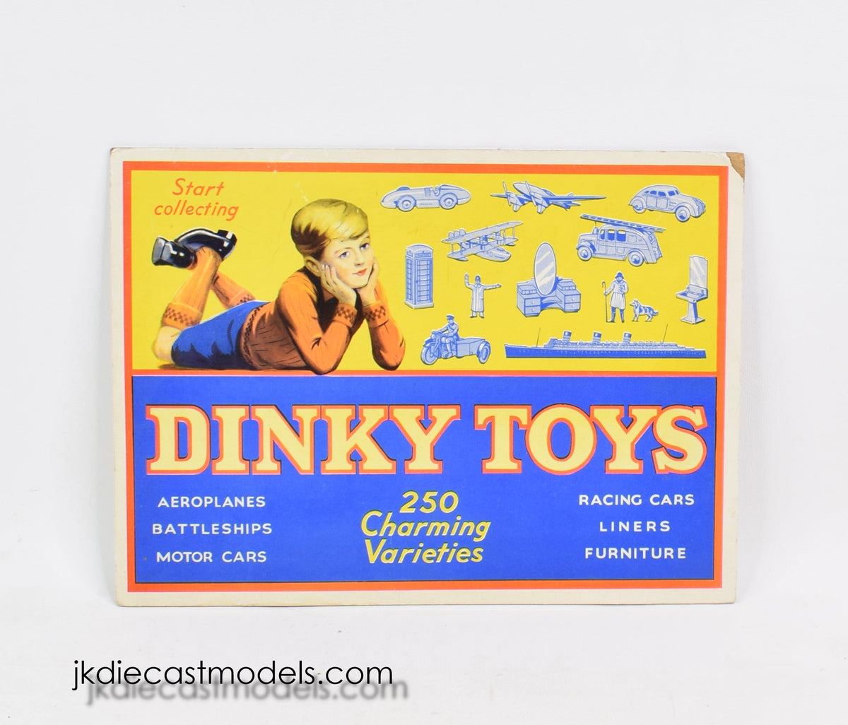 Pre war Dinky Child Shop Display Advertisement
