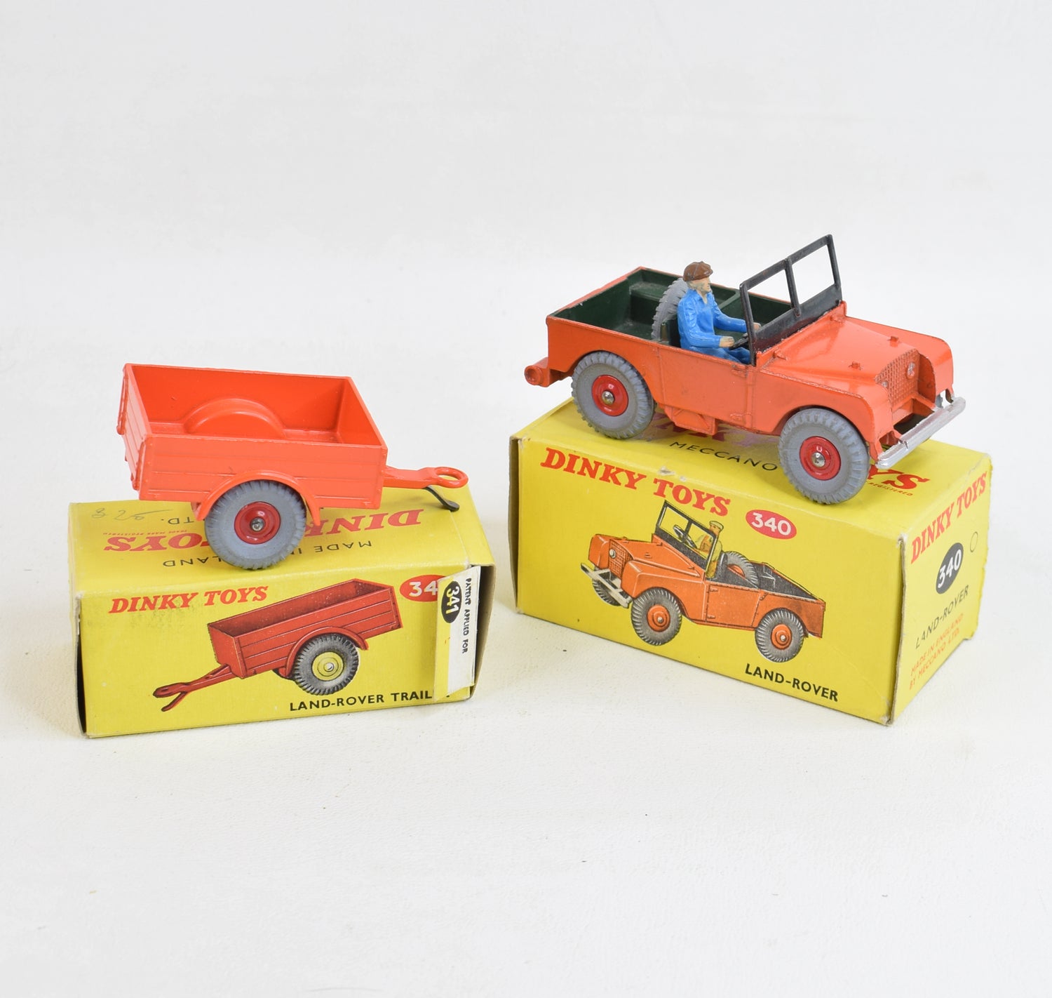 Dinky toy 340 & 341 Land-Rover with Trailer Virtually Mint/Boxed
