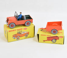 Dinky toy 340 & 341 Land-Rover with Trailer Virtually Mint/Boxed