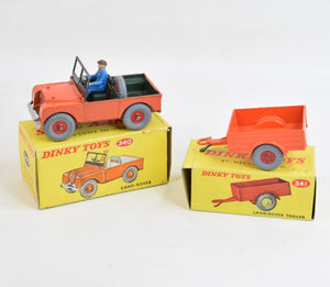 Dinky toy 340 & 341 Land-Rover with Trailer Virtually Mint/Boxed