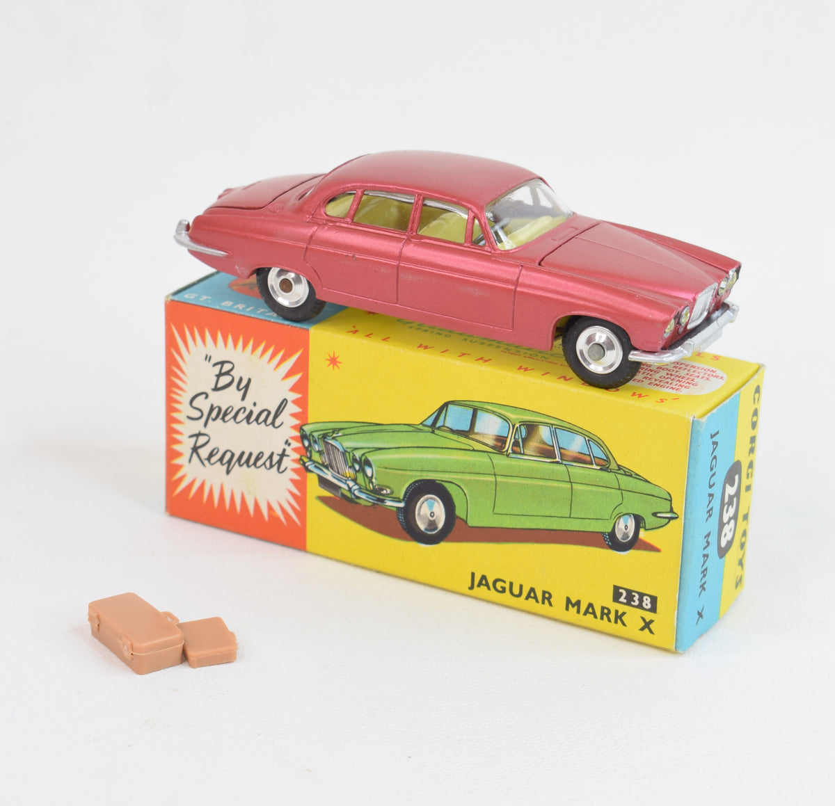 Corgi toys 238 Mark X Jaguar Virtually Mint/Nice box