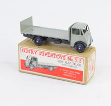 Dinky Guy 513 Guy With Tailboard Virtually Mint/Nice box (Dark blue hubs)