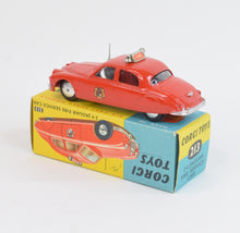 Corgi toys 213 2.4 Jaguar Fire Car Virtually Mint/Nice box