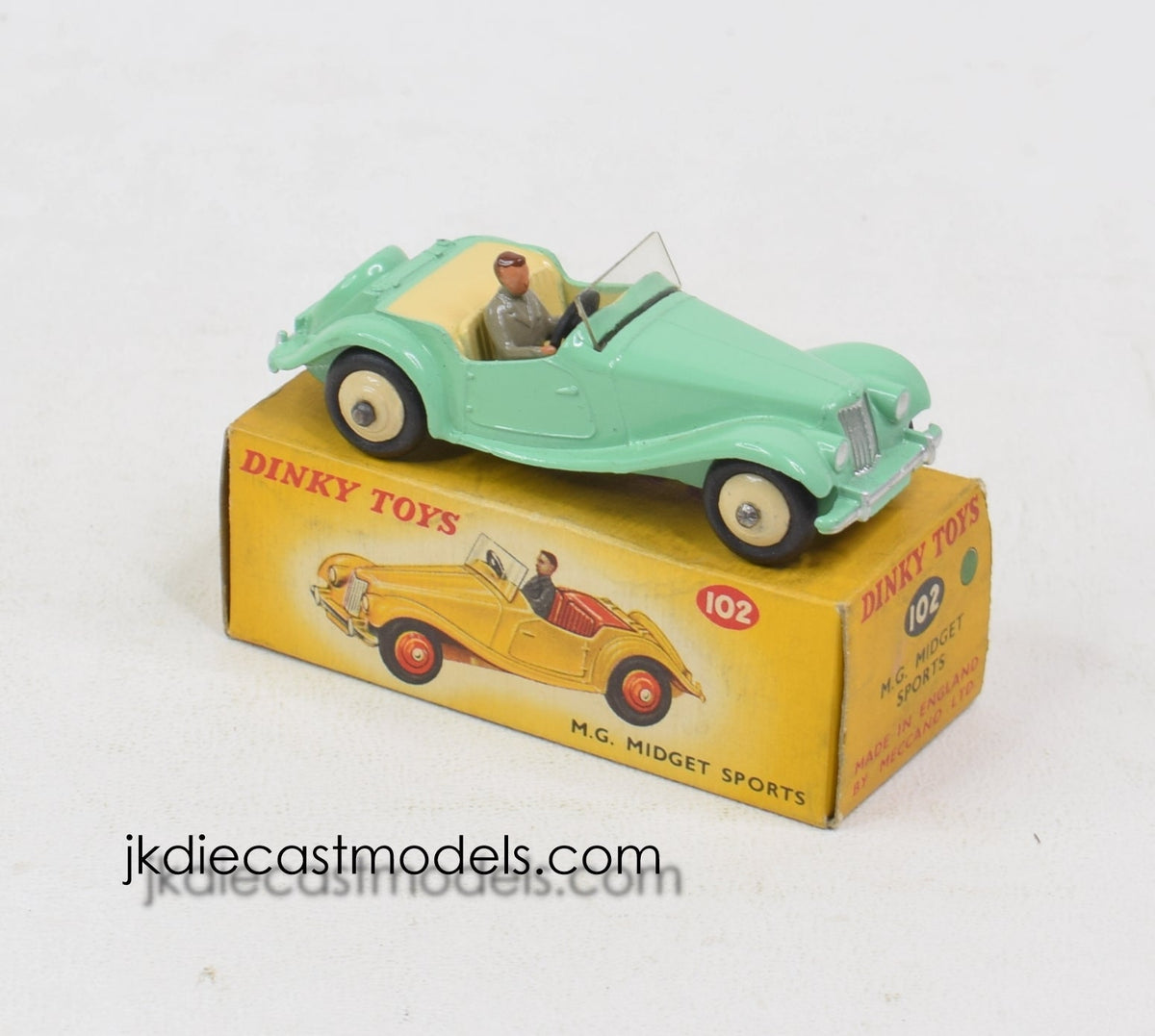 Dinky toy 102 M.G Midget Virtually Mint/Boxed