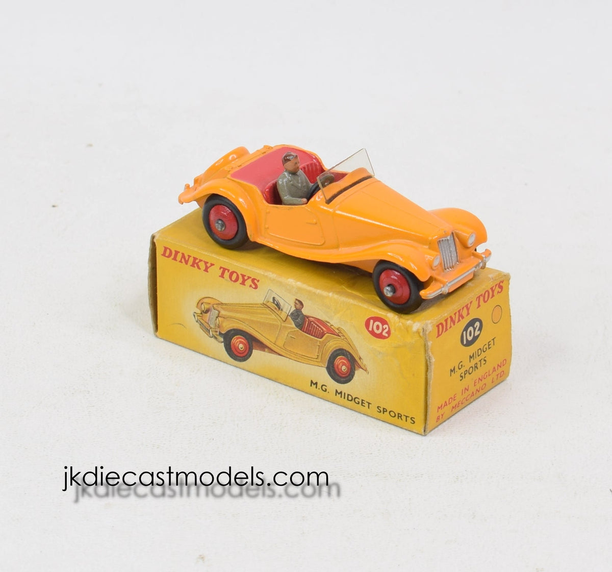 Dinky toy 102 M.G Midget Virtually Mint/Boxed