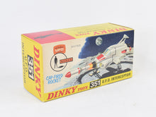 Dinky toys 351 SHADO UFO Interceptor Virtually Mint/Nice box (Unley)