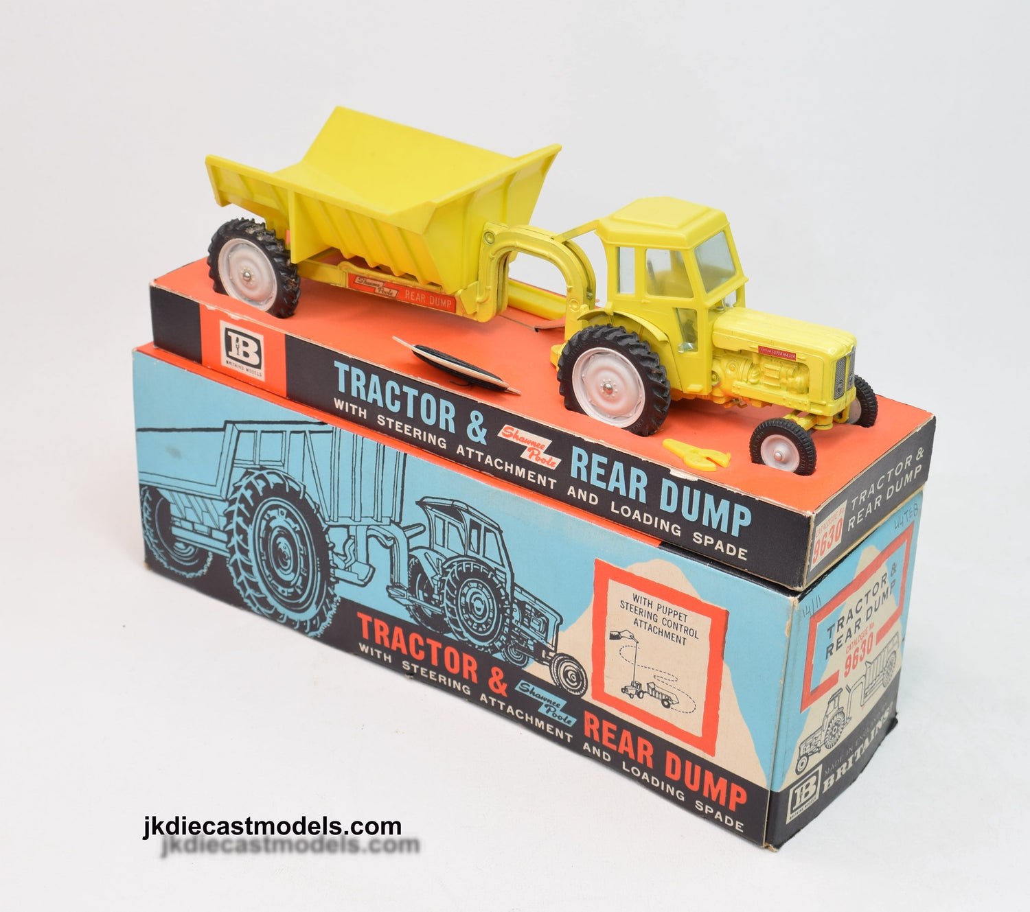 Britain's 9360 Fordson & Rear Dump Near Virtually Mint/Boxed (Rare Fordson Super Major)