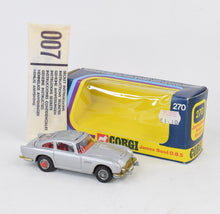 Corgi Toys 270 James Bond DB5 Virtually Mint/Nice box (Unley)