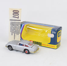 Corgi Toys 270 James Bond DB5 Virtually Mint/Nice box (Unley)
