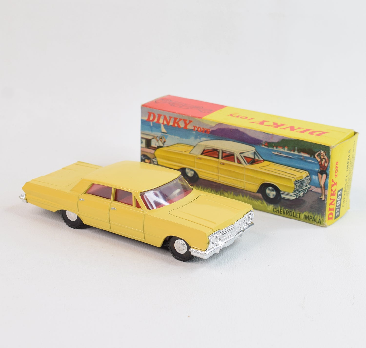 Dinky 57/003 Chevrolet Impala Virtually Mint/Nice box (white steering wheel)