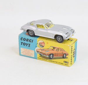 Corgi toys 310 Corvette Stingray Virtually Mint/Boxed "Ribble Valley Collection"