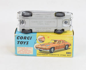 Corgi toys 310 Corvette Stingray Virtually Mint/Boxed "Ribble Valley Collection"