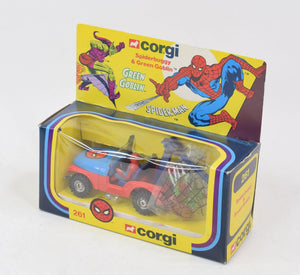 Corgi 261 Spider-Man Spiderbuggy & Green Goblin Mint/Nice box