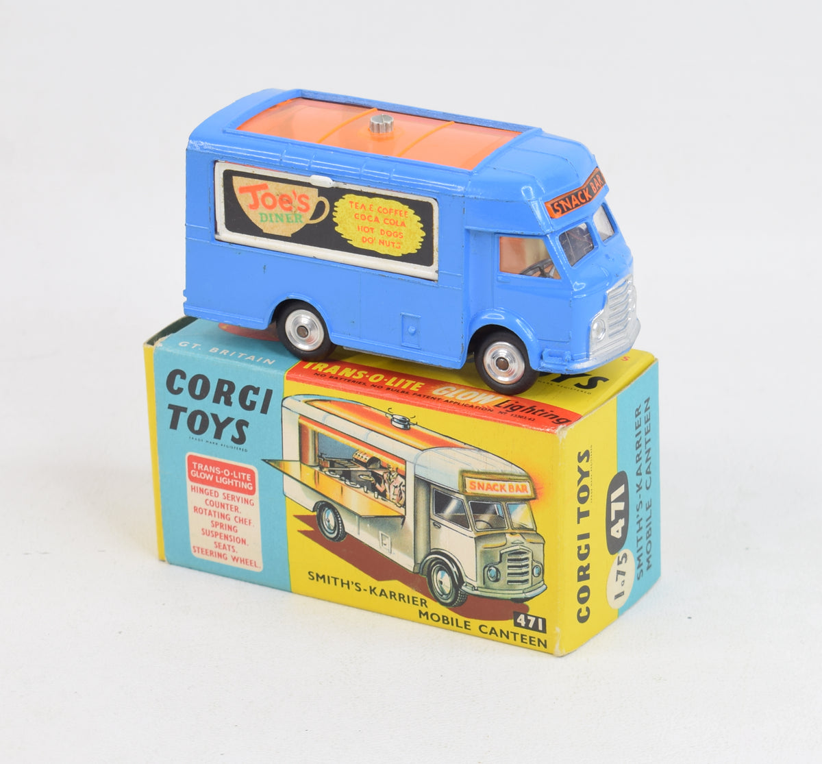 Corgi toys 471 Smith's-Karrier Mobile Canteen Virtually Mint/Boxed 