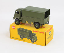 Dinky toys 623 Army Covered Wagon Virtually Mint/Nice box "The J. W Collection"