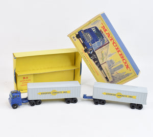 Matchbox Lesney M-9 Interstate Double Freighter Virtually Mint/Boxed "The J. W Collection"