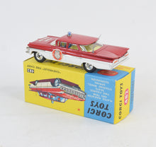 Corgi toys 482 'Chevrolet' Fire chief Virtually Mint/Nice box
