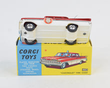 Corgi toys 482 'Chevrolet' Fire chief Virtually Mint/Nice box